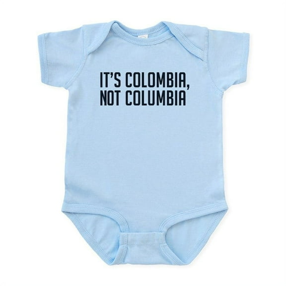 CafePress - It's Colombia Not Columbia Baby Light Bodysuit - Baby Light Bodysuit, Size Newborn - 24 Months