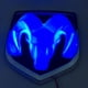 thumbnail image 3 of Adecuado para Dodge ram Kuwei Kubo LED emisor de luz con luces modificadas ram head label car, 3 of 5