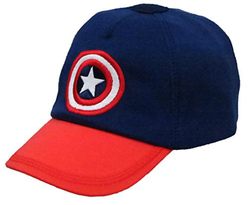 LONIY Summer Childrens Baseball Cap Boys&Girls Cartoon Captain America Snapback Adjustable Hat Sun Mesh Cap 