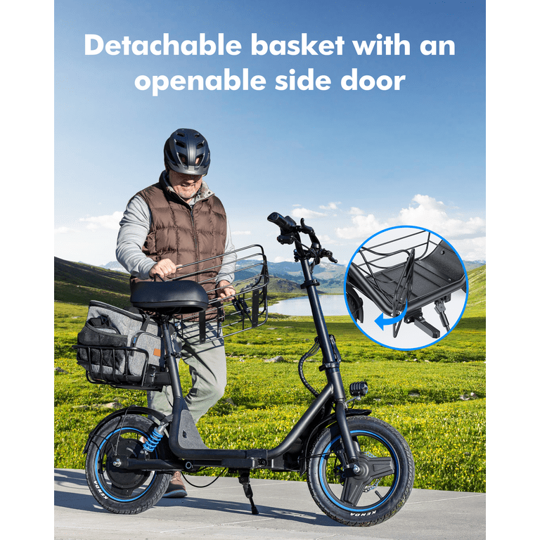 GYROOR 600W Motor Electric Scooter with Comfortable Ride