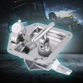 thumbnail image 5 of Cerradura en forma de T plegable de acero inoxidable, juego de llaves de caja de herramientas con manija en forma de T plateada para remolque de camión auspicioso esquí esquí Gafas de esquí, 5 of 5