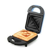 Rise By Dash Compact Pocket Electric Sandwich Maker, Toasting, Omelets & More, Non-Stick Surfaces - Blue