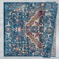 thumbnail image 4 of United Weavers Caledonia Bethel Farmhouse Medallion Accent Rug, Midnight Blue, 1'10" x 3', 4 of 5