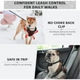 thumbnail image 7 of No Pull Dog Harness with Free Heavy Duty 5ft Leash, Adjustable Soft Padded Dog Vest, Reflective No-Choke Oxford Vest with Easy Control Handle (Black, X-Large), 7 of 7
