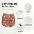 thumbnail image 5 of Disketp Hedgehog Mushroom Print Women's Shorts Workout Shorts for Athletic Gym Running Shorts with Phone Pockets Large, 5 of 8