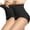 Black 2 Pack, variant on MISS MOLY High Waist Shapewear Panties for Women Tummy Control Shaping Girdle Underwear Seamless Body Shaper