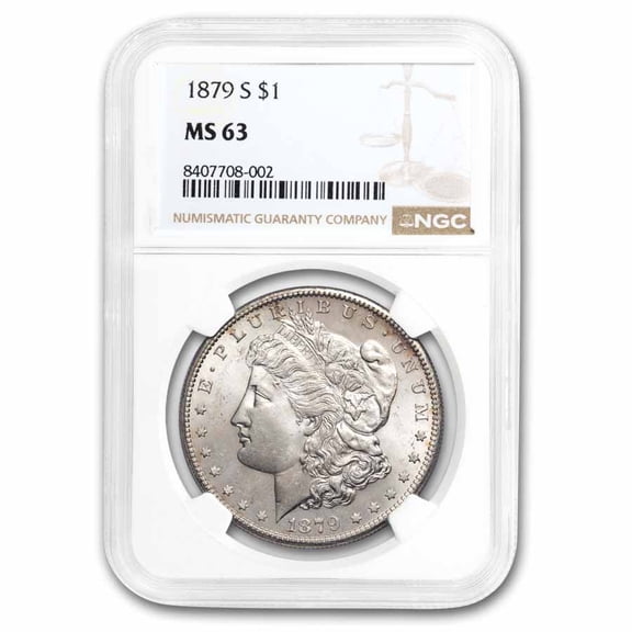 1879-S Morgan Dollar MS-63 NGC