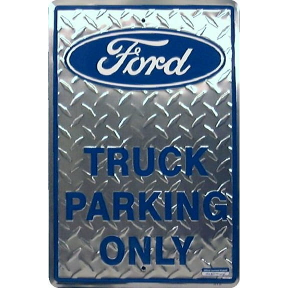 Hangtime Ford Truck Parking Only Diamond 18x12 inch Parking Sign
