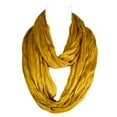 thumbnail image 2 of Wrapables® Lightweight Silky Soft Infinity Loop Scarf, Gold Yellow, 2 of 3