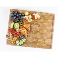thumbnail image 5 of YOUSUNLONG Sustainable Teakwood Cutting Board with Handles, Reversible, Grooves, 20 x 16 x 1.5 Inches, 5 of 9