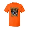 thumbnail image 2 of Wild Bobby, Remember Your First Soft Tail Bike Hot Babe Cars and Trucks Men's Graphic T-Shirt, Orange, 3XL, 2 of 3