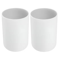 ACDANC 2pcs Bathroom Tumbler Toothbrush Cup Plastic Tumblers Water Tumbler Reusable Mouthwash Cup