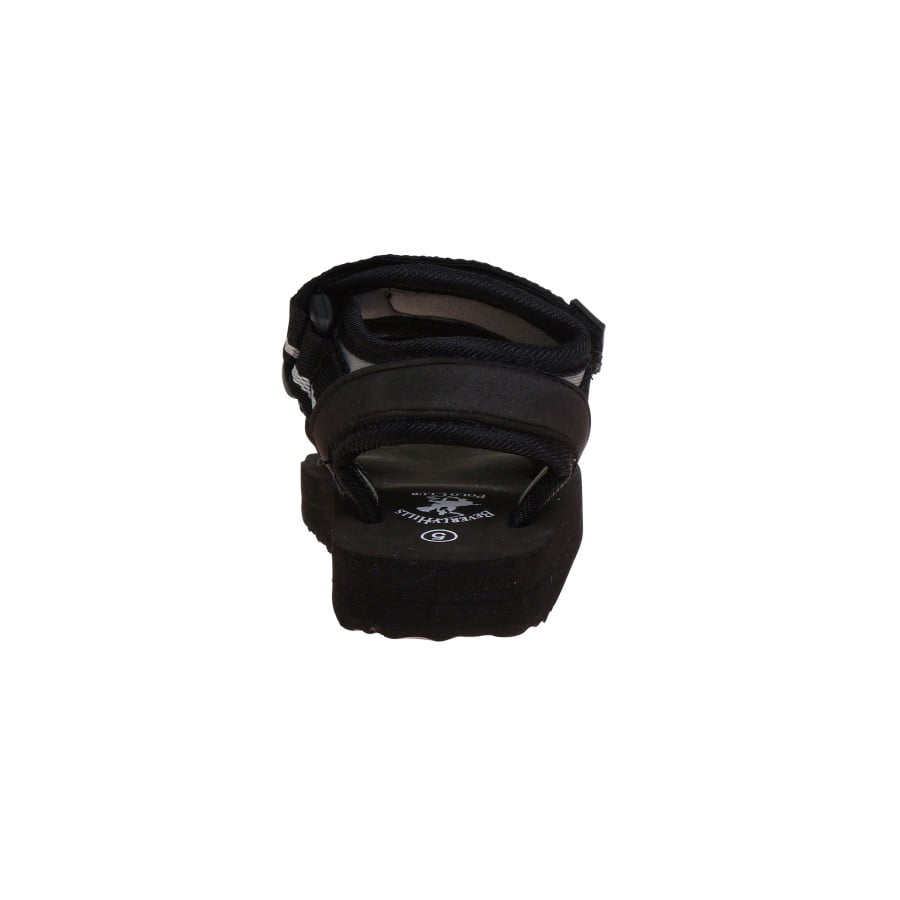 Beverly Hills Polo Club Toddler Sport Sandals for Little Boys Is A Perfect Pick for Family Outings, Black  Grey, 10