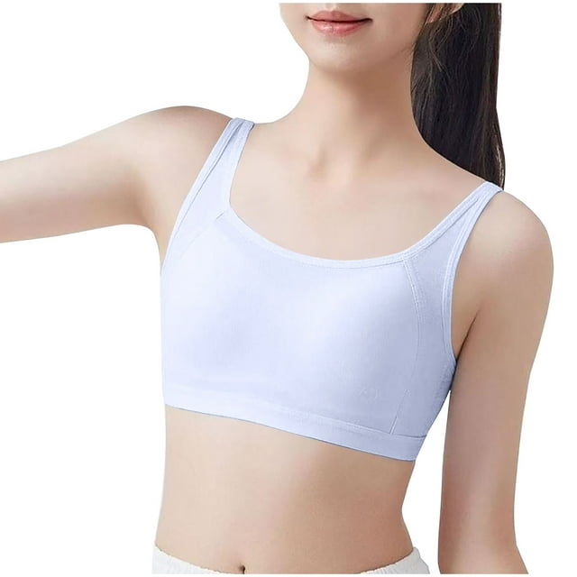 Diufon Training Bras for Girls Seamless Comfortable Full Coverage Sports Bra Teens Soft Breathable Bralette