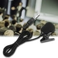 thumbnail image 4 of 3 piezas 04A, micrófono profesional compacto mini de 3,5 mm con conector de rosca y clip para solapa con cable, micrófono amplificador, 4 of 12