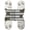 Bright Chrome, variant on SOSS 22026D 1-3/8" x 5-1/2" Heavy Duty Invisible Hinge for 2" Doors Satin Chrome Finish