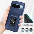 thumbnail image 2 of Funda para GANGXUN Google Pixel 9 - Soporte metálico, Función magnética, Azul, 2 of 5