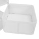 thumbnail image 3 of M Buder Estante de Almacenamiento Giratorio de Acero al Carbono Blanco 3 Niveles[cite: 1], 3 of 9