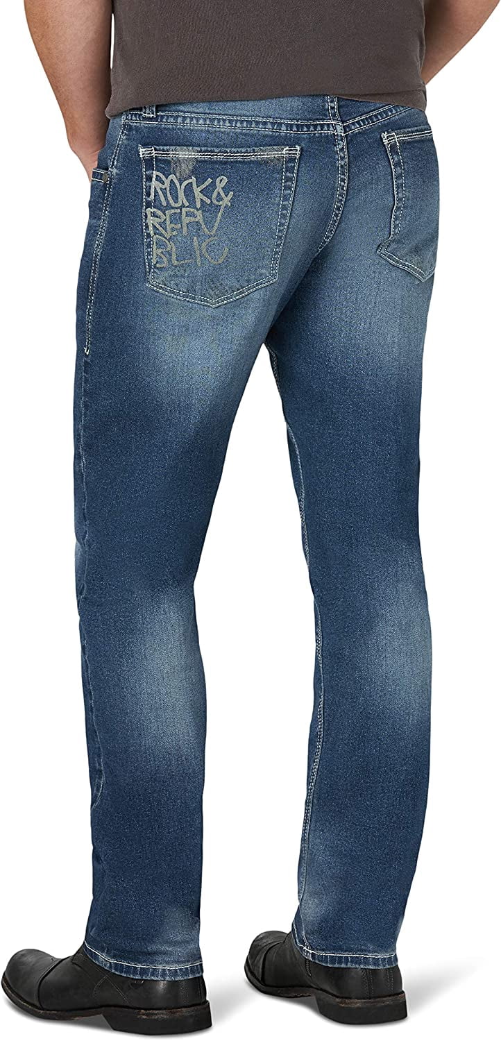 Rock & Republic Men's Straight Leg Jean with Ultra Comfort Denim