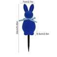 thumbnail image 3 of Easter Rabbit Flocked Garden Stakes with Soft Texture, Outdoor Yard Decorations for Spring Celebrations and Party Settings, Festive Rabbit Themed Decor for Lawn Display and Seasonal Outdoor Creation, 3 of 6