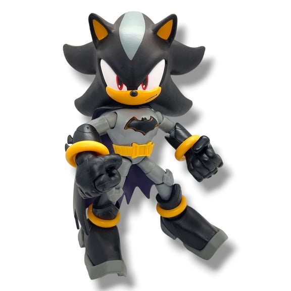 Sonic The Hedgehog Power vs Speed Shadow as Batman Action Figure