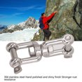 thumbnail image 3 of Anchor Chain, 304 Stainless Steel Double Jaw Shackle Rustproof Universal Jaw Anchor Connector For Hardware Lifting Connection, 3 of 8