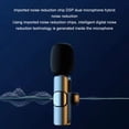 thumbnail image 4 of Maoww Clip de Collier Microphone Double Essentiel pour Diffusion en Direct avec Réduction de Bruit Intelligente Restaure type-c, 4 of 6