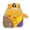 Yellow2, variant on gcong Lightweight School Backpack With Comfortable Straps For Daily Use And Cute Animal Print Design Orange