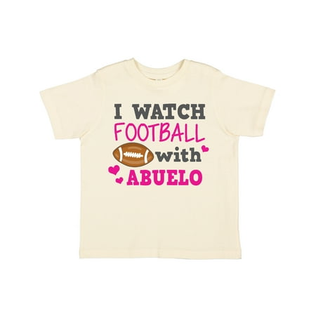 

Inktastic I Watch Football with My Abuelo Gift Toddler Boy or Toddler Girl T-Shirt