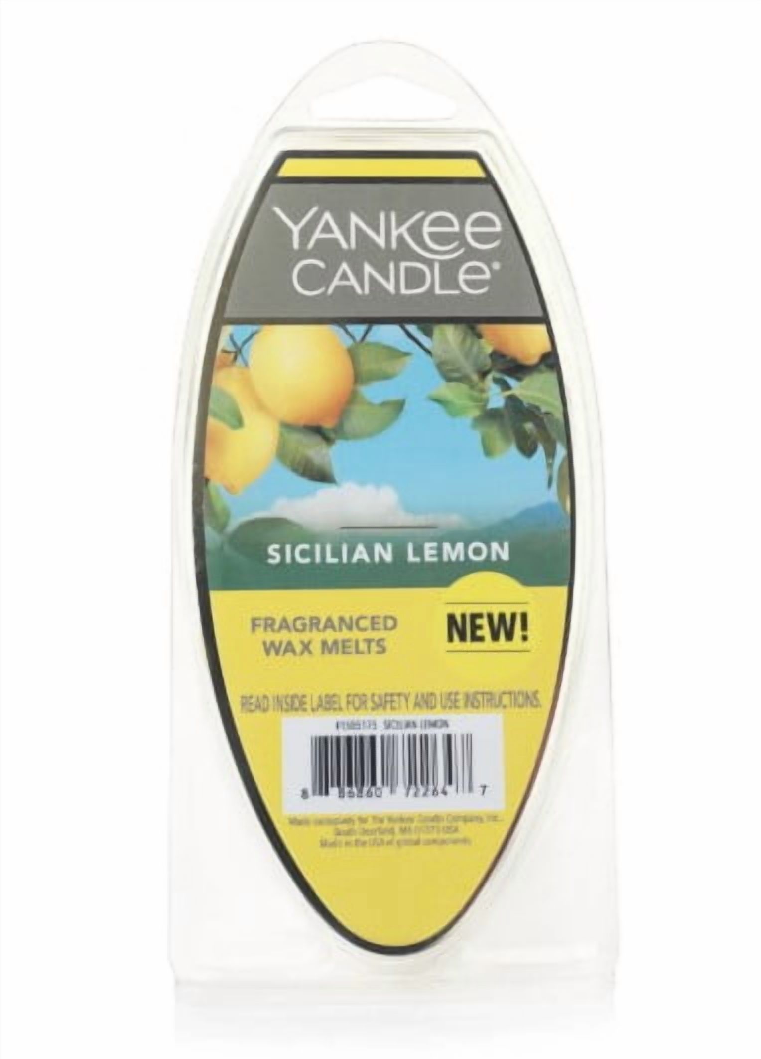 Yankee Candle Wax Melts Pack of 3 - Sicilian Lemon Black Cherry and Lemon Lavender