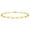 B, variant on SUSHANG Single Bracelet Plated Gold Bead 4Mm Bracelet Paper Clip Bracelet Gold Bracelet Fashion Bracelet for Women