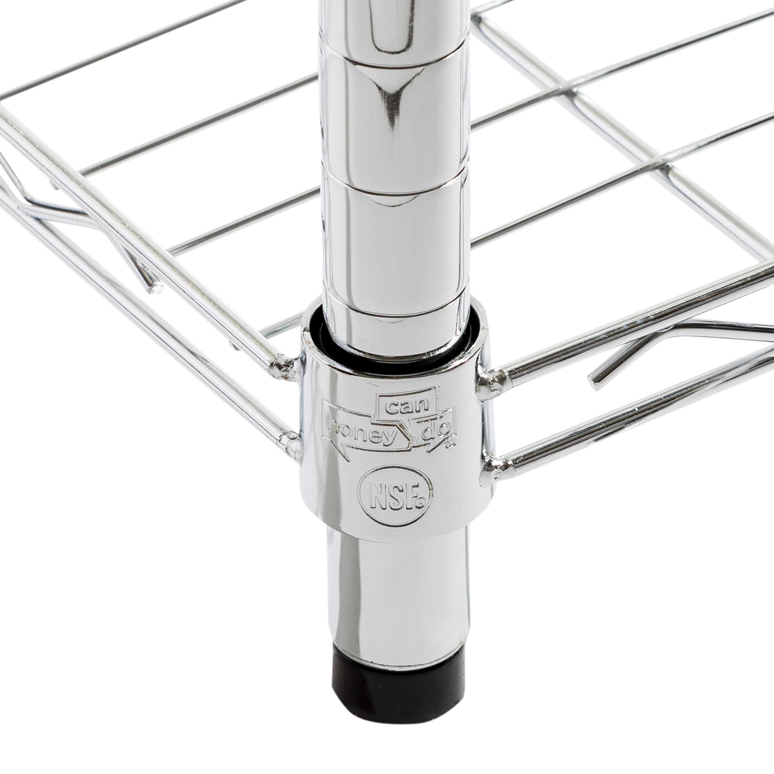 Honey Can Do Urban 5--Shelf Adjustable Steel Storage Shelving Unit, Chrome