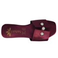 thumbnail image 4 of Sandalia Itzanab de Mujer Textil color Vino de Piso Talla 26 1 Par, 4 of 5