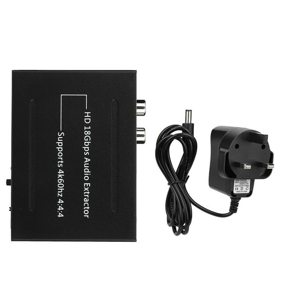 ZOUSSIQI HDMI to HDMI 18Gbps Audio Extractor 4K * 2K SPDIF + RCA l R EL225#75891