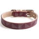 thumbnail image 1 of Collar de cuero para perros, collar con estampado de cuadros a la moda, adecuado para perros y gatos, 1 of 5