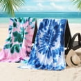 thumbnail image 6 of Beartech 4 Pieces Beach Towel Set,40x70 inches Tie-Dye Beach Towels Soft Camping Travel Towels, Lightweight Quick Dry Pool Towels for Beach Shower Towels Swim Towels Absorbent for Adults, 6 of 9
