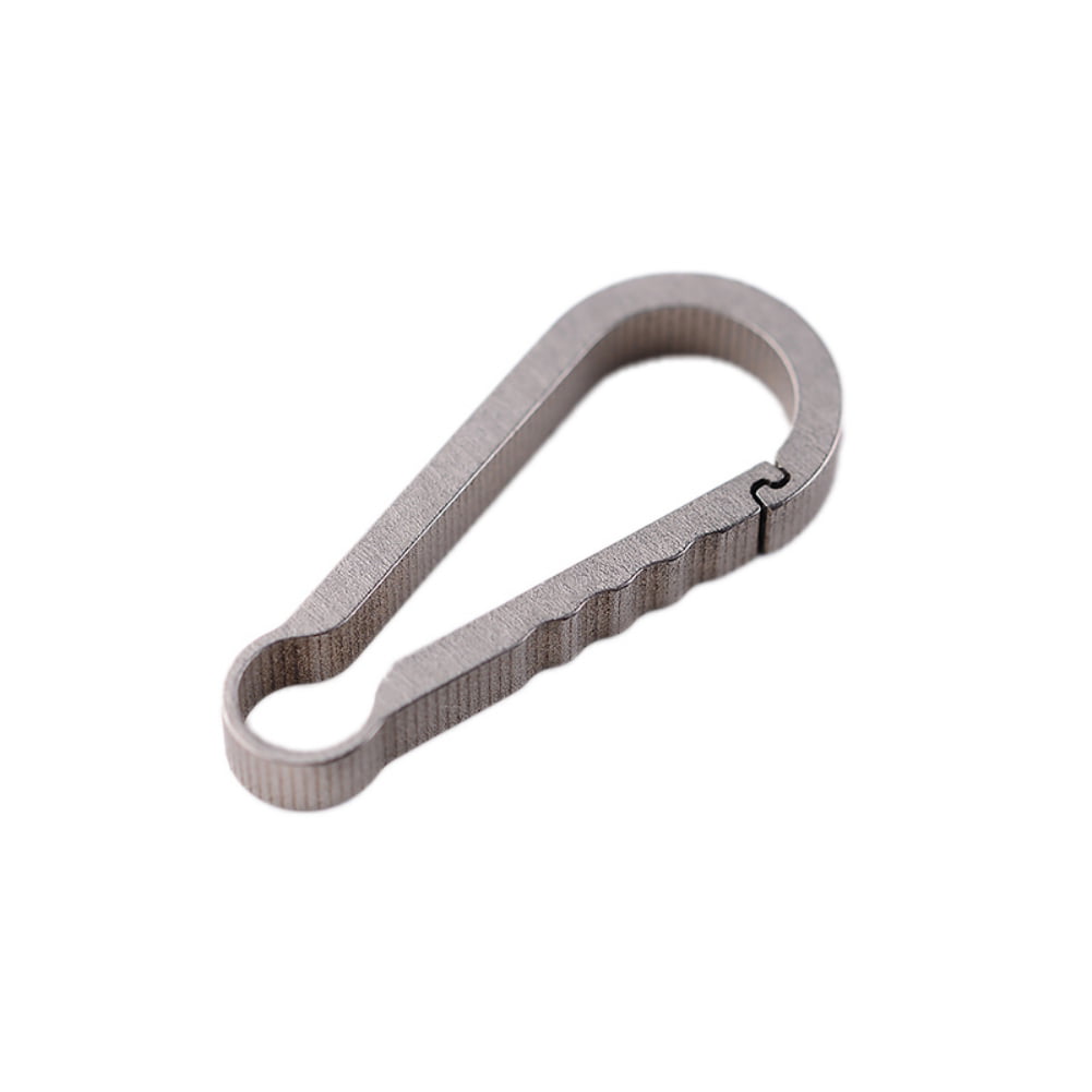 New EDC TC4 Titanium Backpack Hanging Buckle Key Chain Hook Carabiner Keychain 