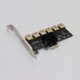 thumbnail image 4 of Tarjeta expansión para minería BTC elevadora PCI-E concentrador multiplicador USB 3 0 1 a 6, 4 of 9