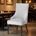thumbnail image 4 of SUYOLL Wingback Dining Chair Slipcover Stretch Velvet Chair Seat Protector Cover For Kitchen Dining Room Living Room Office Good Gift, 4 of 5