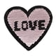 thumbnail image 2 of 6 piezas amor lentejuelas coser hierro en parches bordados apliques para, 2 of 7