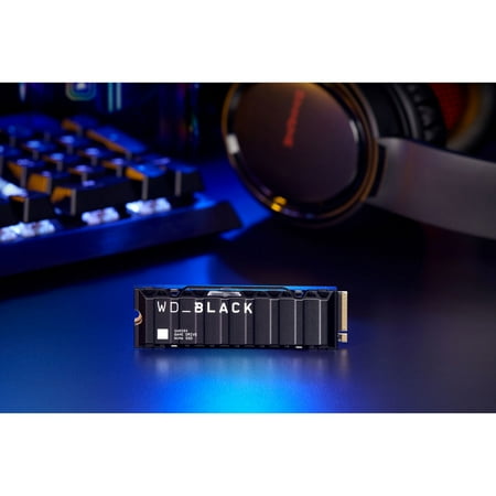 WD - SN850X 1TB Internal SSD PCIe Gen 4 x4 NVMe with Heatsink for PS5 and Desktops