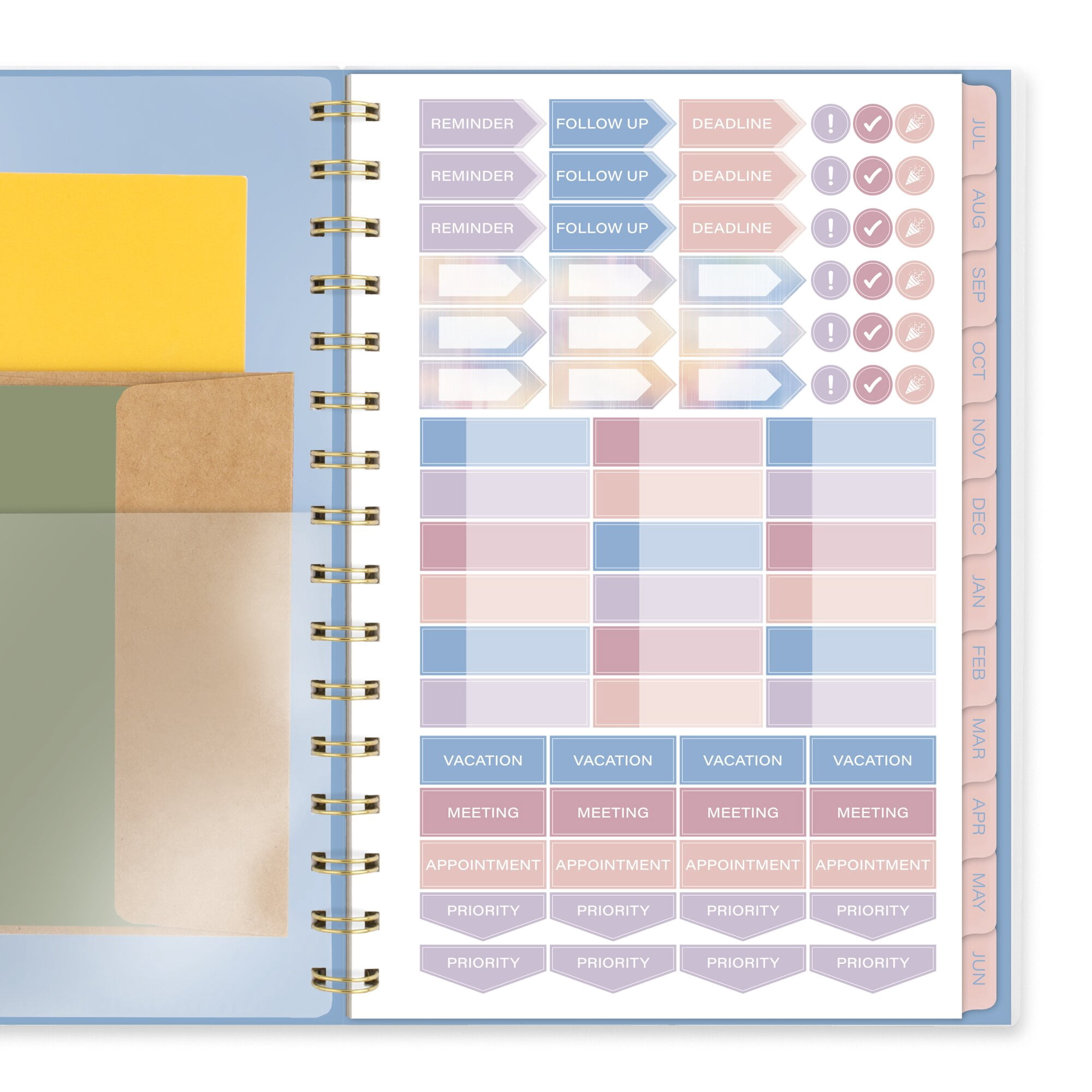 Mead Cambridge Sunlit Academic 2026-2027 Weekly Monthly Planner Small 5 12 x 8