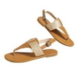 thumbnail image 2 of Chanclas de verano para mujer, zapatillas de tacón plano, sandalias, chanclas informales, zapatos de mujer Wmkox8yii nm6462, 2 of 8