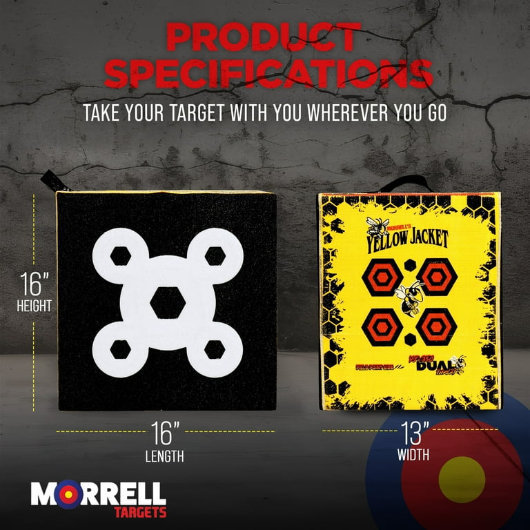 Morrell Yellow Jacket Dual Threat 350 FPS Foam Archery Target for