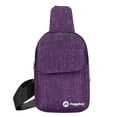 thumbnail image 2 of Bolsa Hombres / Mujeres Lona Cofre Paquetes Casual Crossbody Hombro Sling Bag (Púrpura) Ndcxsfigh Para Estrenar, 2 of 6