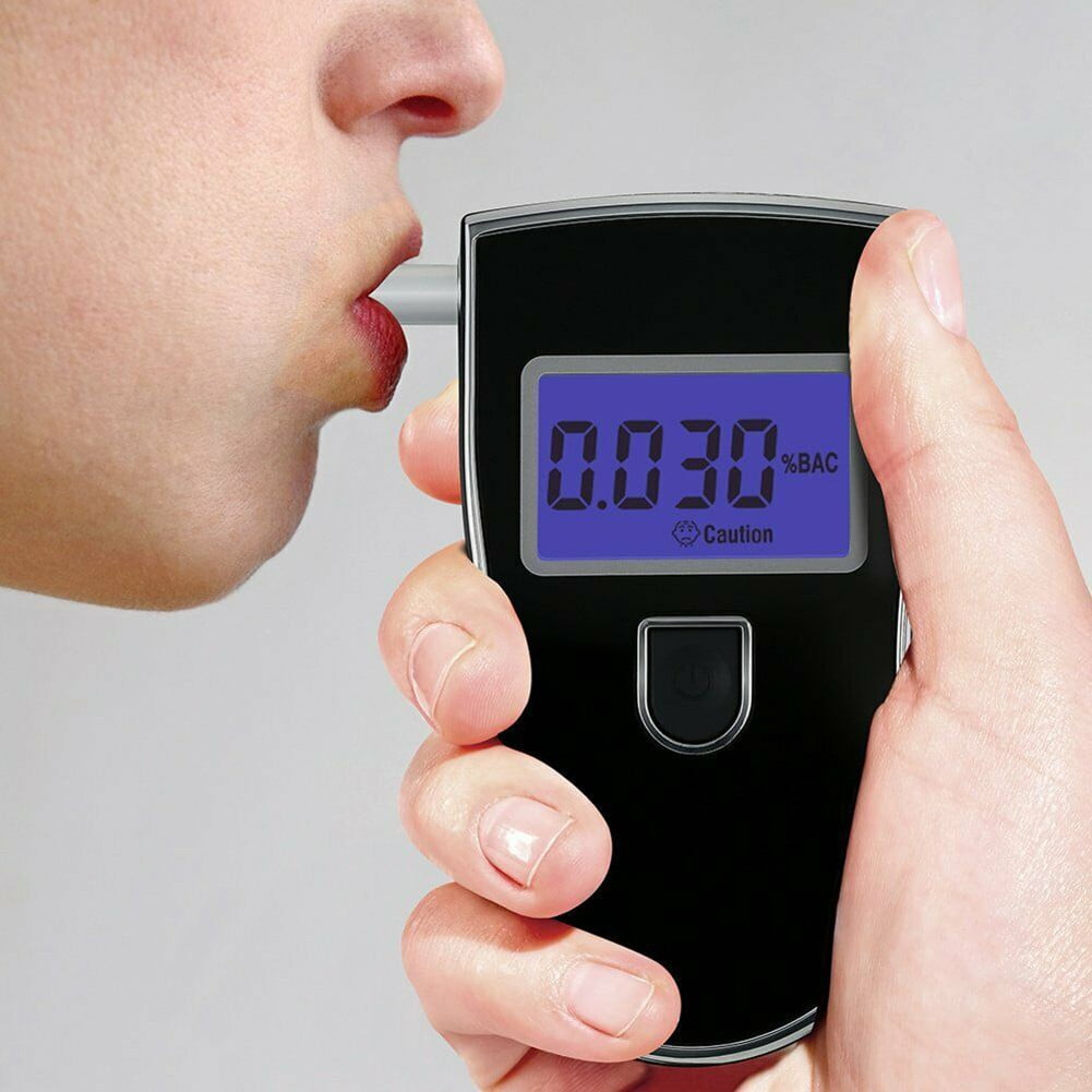 Breathalyzer, Portable MINI Digital LCD Breath Alcohol Tester for Drivers Or Home Use