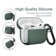thumbnail image 5 of Funda Brújula para AirPods Pro 3 de Silicona 2025 Verde Lago, 5 of 6