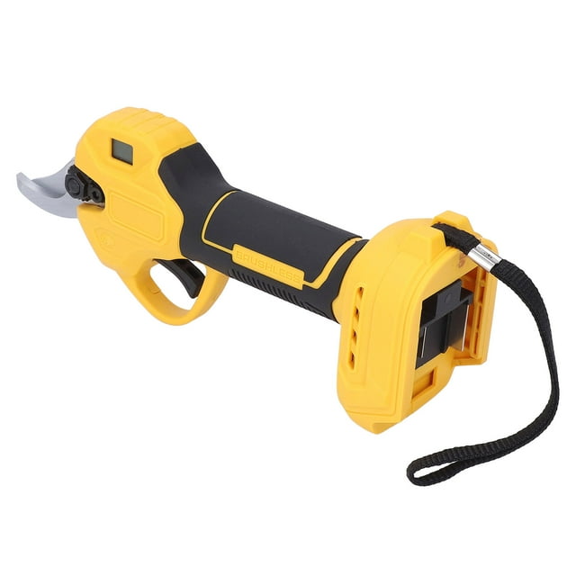 Tree Cordless Electric Pruning Shears Battery Powered Pruner LCD Display Portable 30mm for Gardening Tree Branch Trimming