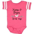 thumbnail image 3 of Inktastic Nana and Papa Love Me Heart Grandchild Boys or Girls Baby Bodysuit, 3 of 5