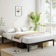 thumbnail image 6 of Bed Frame Full No Box Spring Needed,Heavy Duty Metal Platform Bed Frame with Storage Space, 6 of 9